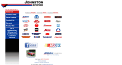 Desktop Screenshot of johnstonauto.com