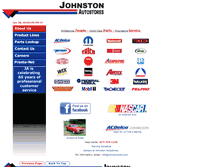 Tablet Screenshot of johnstonauto.com